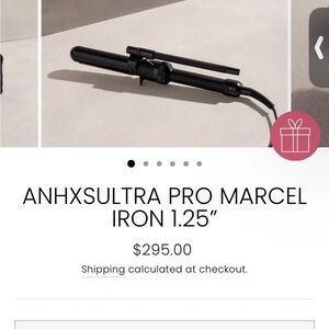 ANH-SULTRA PRO MARCEL IRON 1.25 Curling Iron Black 1.25 in Barrel